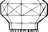 chinese lantern coloring page chinese lantern coloring page