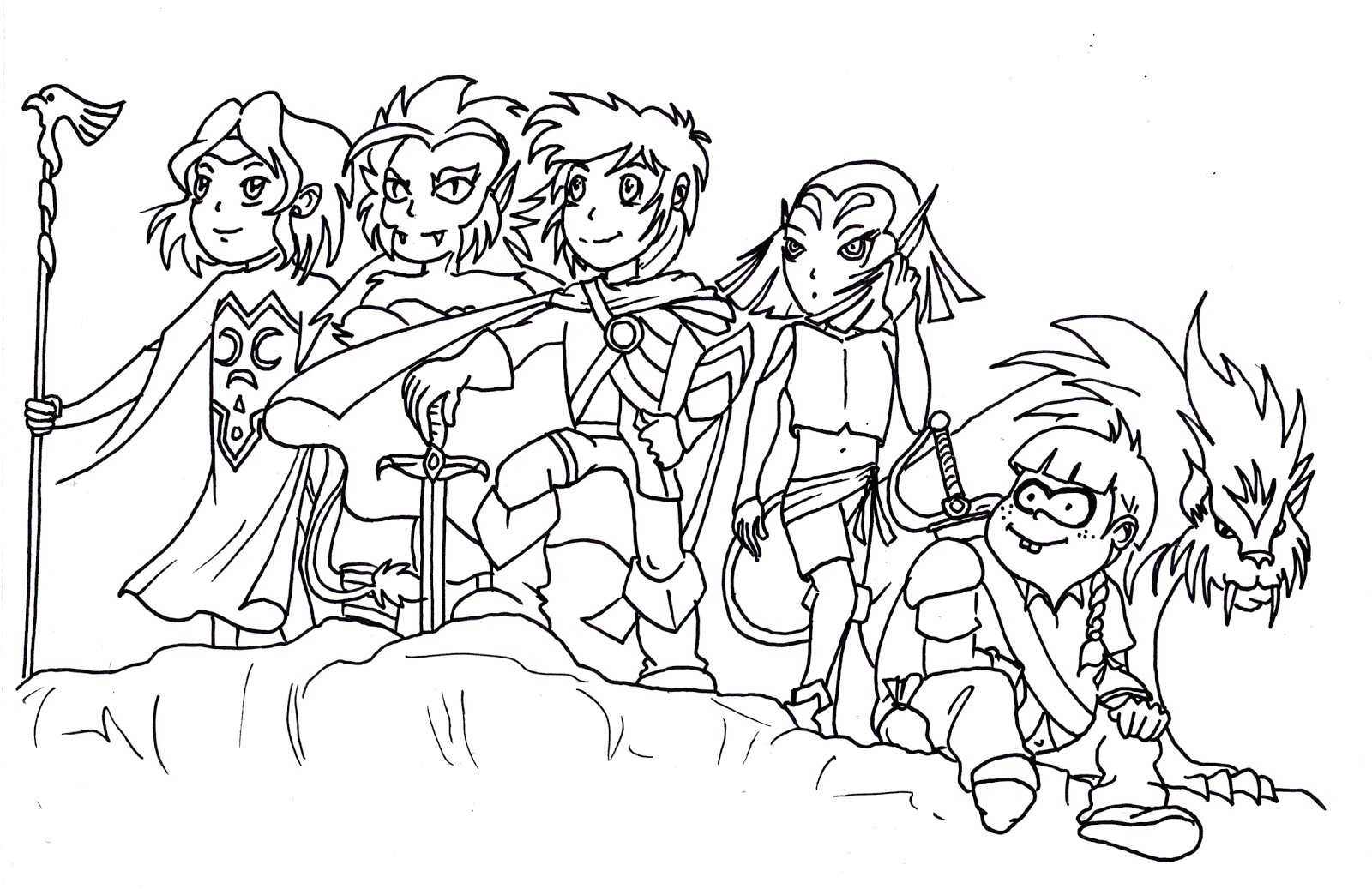 Coloriage Des Légendaires | danieguto