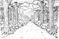 dessin foret a imprimer dessin foret a imprimer
