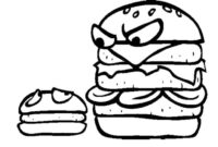 20 dessin a imprimer hamburger pics