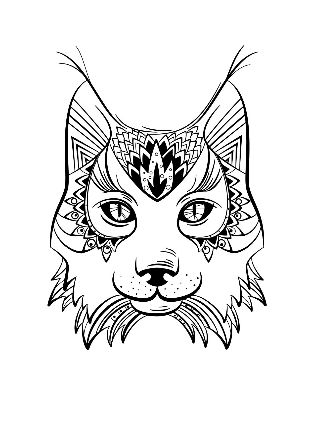 13 Réaliste Coloriage Mandala Animal Images - COLORIAGE
