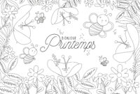 des fleurs de printemps a dessiner