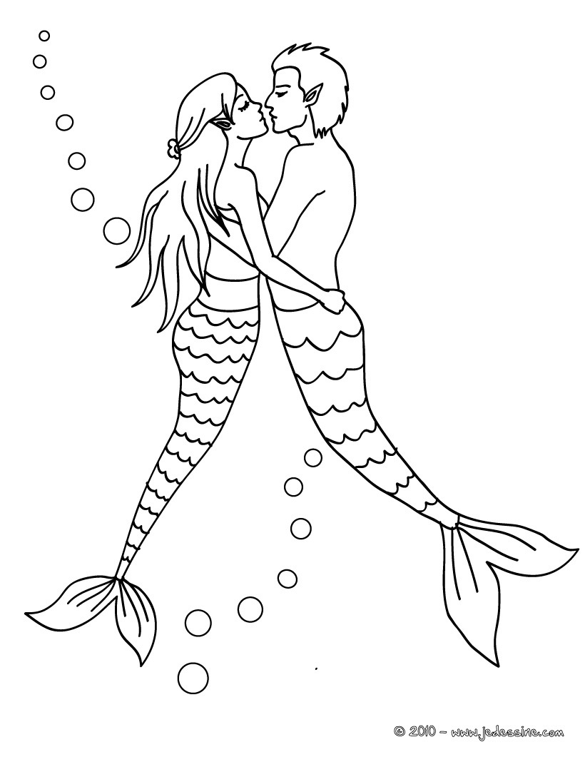 12 Glamorous Coloriage Sirene De Mako Pictures - COLORIAGE