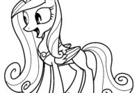 princess cadence coloring pages