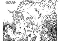 coral reef coloring page coral reef coloring page