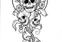 cool skull coloring pages