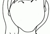 face coloring page