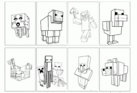 minecraft birthday coloring pages minecraft birthday coloring pages