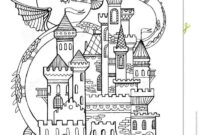 coloriage chateau princesse 2 coloriage chateau princesse 2