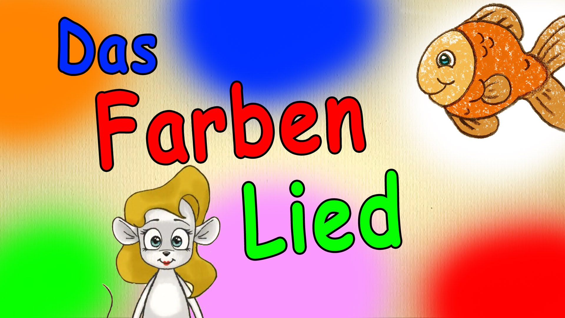 Farben lernen für kleinkinder deutsch - Das Farbenlied - lerne die