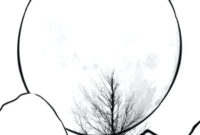 full moon coloring page