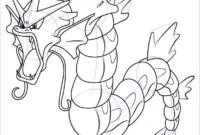 pokemon gyarados coloring page pokemon gyarados coloring page