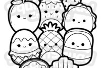 free squishmallow coloring pages