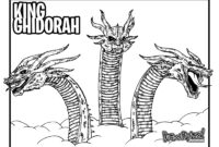 godzilla vs king ghidorah coloring pages godzilla vs king ghidorah coloring pages