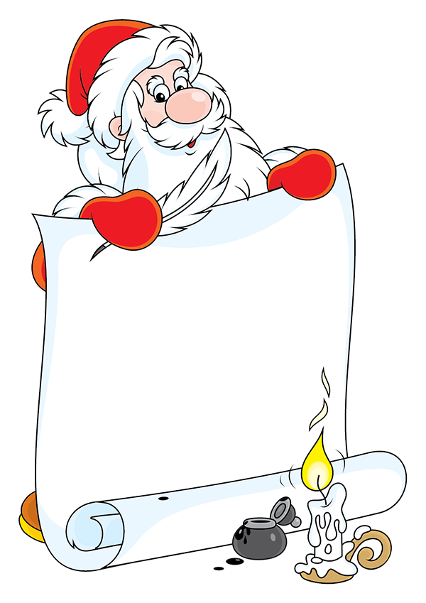 Lettre au Père Noël à imprimer - Tipirate