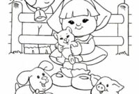 little people coloring page little people coloring page