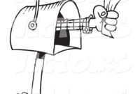 mailbox coloring page