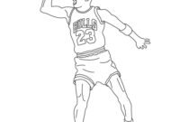 michael jordan color page