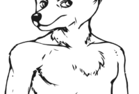 furry coloring page furry coloring page