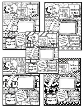 Testing Motivation: "Pattern Picture" Coloring Page by Elementary