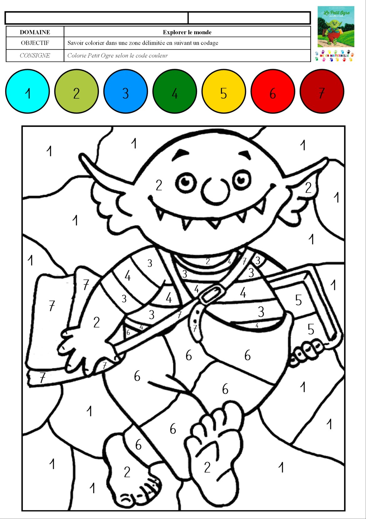 coloriage magique – MC en maternelle