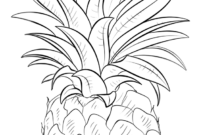 cute pineapple coloring pages cute pineapple coloring pages