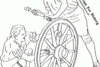 colonial coloring pages