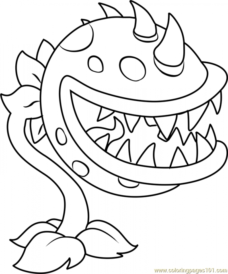 Get This Plants Vs. Zombies Coloring Pages to Print for Kids 15270