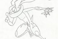 greninja pokemon coloring page greninja pokemon coloring page