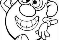 potato head coloring page potato head coloring page