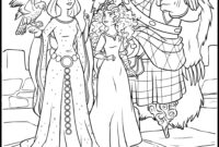 merida coloring page