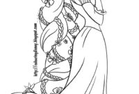 rapunzel coloring