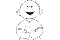 rubber ducky coloring page