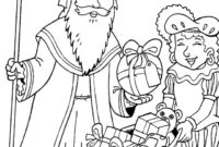 saint nicholas coloring page saint nicholas coloring page