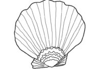shell coloring page
