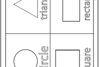 shape coloring sheet