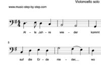 alle jahre wieder text