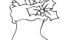 free printable stocking coloring pages free printable stocking coloring pages