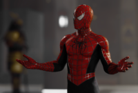 spiderman noir et rouge