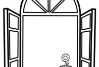 window coloring pages