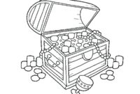 treasure box coloring page