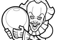 printable pennywise coloring pages printable pennywise coloring pages