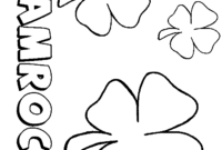coloring pages of shamrocks