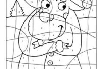 color by number reindeer color by number reindeer