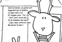 dans sa maison un grand cerf coloriage