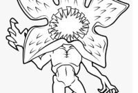 stranger thing coloring page stranger thing coloring page