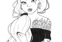 punk princess coloring pages punk princess coloring pages