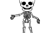 easy cute skeleton drawing