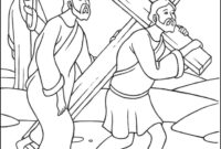 stations of the cross coloring page