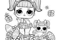 unicorn lol doll coloring pages